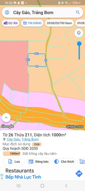 Cần bán 1000m, xã Cây Gáo, huyện Trảng Bom - 3