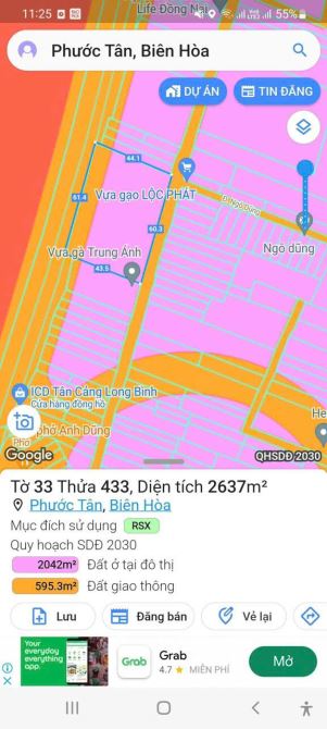 Bán đất gần Đường Võ Nguyên Giáp, Phường Phước Tân, Biên Hòa, Đồng Nai diện tích 527m2 - 4