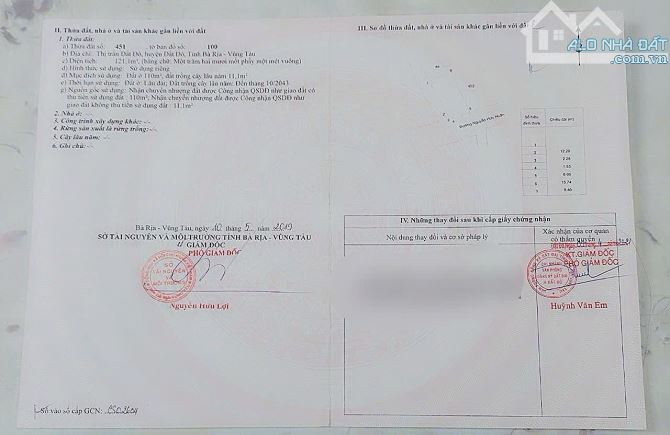 Bán lô góc 2 mặt tiền đường nhựa Thị Trấn Đất Đỏ - đường Nguyễn Hữu Huân - 4