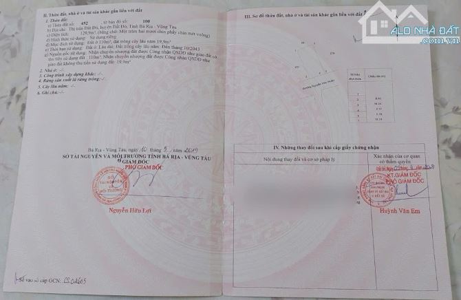 Bán lô góc 2 mặt tiền đường nhựa Thị Trấn Đất Đỏ - đường Nguyễn Hữu Huân - 5