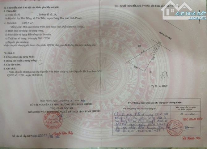 Bán gấp 1 sào Mặt tiền Tuyến 3 khu công nghiệp Vsip