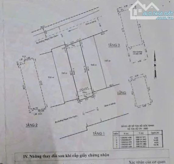 Nhà 60m² 5 tầng 5 phòng Phạm Văn Chiêu Phường 14 Gò Vấp