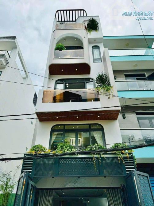 Nhà Nguyên Căn Full Nội Thất🆘Nguyễn Văn Lượng P 10🆘4x16m 4 Lầu 5pn 5wc🆘25 Triệu - 1