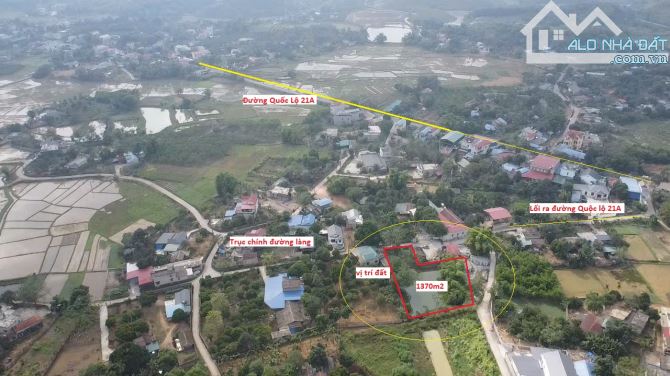 Bán đất thổ cư để nghỉ dưỡng, Lương Sơn, Hòa Bình, 1370 m2 - giá chỉ hơn 3 triệu/m2 - 2