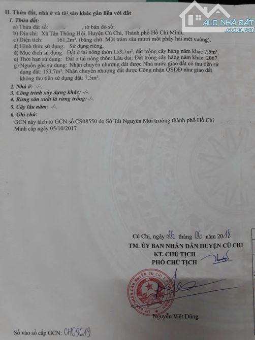 750 triệu giao chìa khóa nhà đang ở ngay Tân Thông Hội, Củ Chi. Sổ hông riêng, thổ cư sẵn. - 8