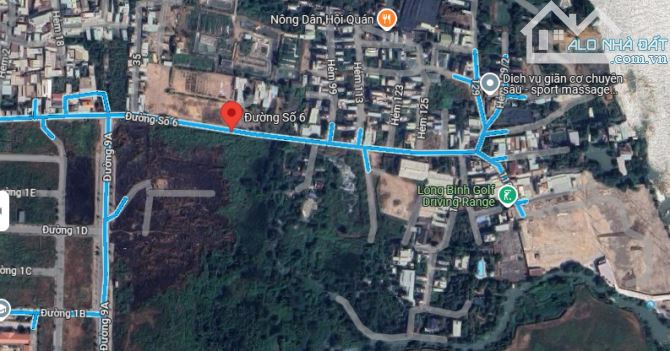 Bán lô đất ngộp đường số 6 cách đường Phước Thiện 500m 67m2 chỉ 2,59 tỷ