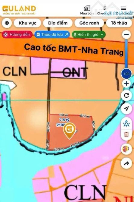 BÁN 2,1ha Gần Nút Giao Cao Tốc Sân Bay