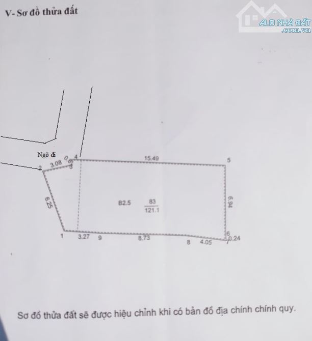 Bán đất Trương Định 121M² - Mt6.3 ,+12.3 TỶ P.Lô-Xây CCMN