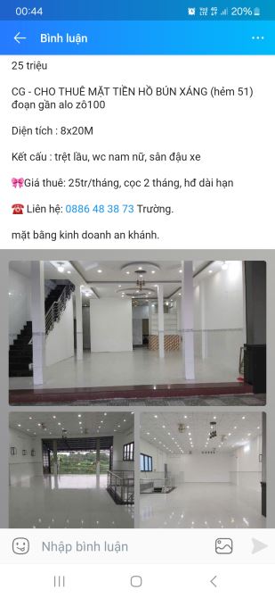 Nhà mặt tiền Hồ Bún Xáng đắc địa để kinh doanh - 1