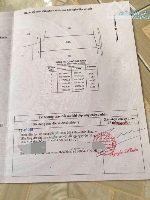GIẢM MẠNH CẦN BÁN GẤP LÔ ĐẤT VƯỜN HẺM 1/ ĐÒAN NGUYỄN TUẤN  ĐƯỜNG XE TẢI - 1