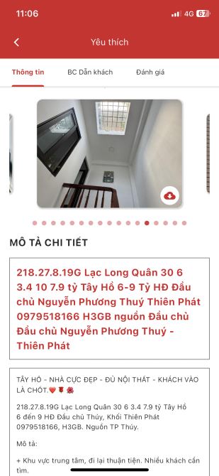 Bán Nhà Thuỵ Khuê-Nhà Full Nội Thất-Ngõ Thông-32m2-chỉ 6,05 Tỷ - 1