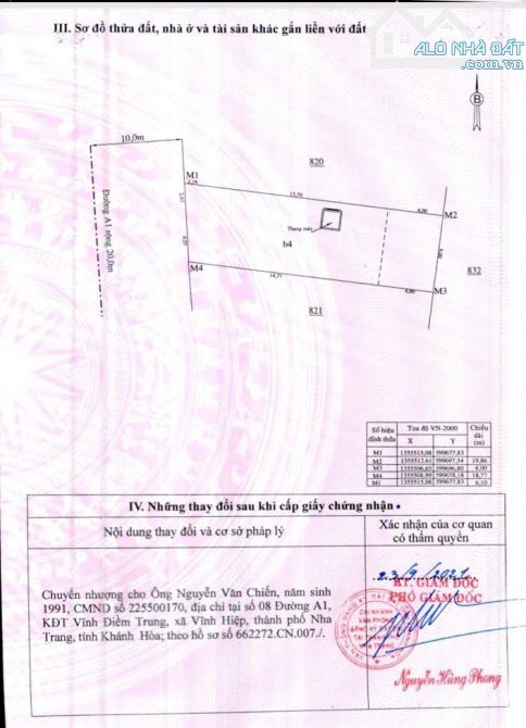 Nhà góc 2 mặt tiền đường A1 KĐT Vĩnh Điềm Trung, DT 217 m2 xây 5 tầng, giá 30 tỷ - 2