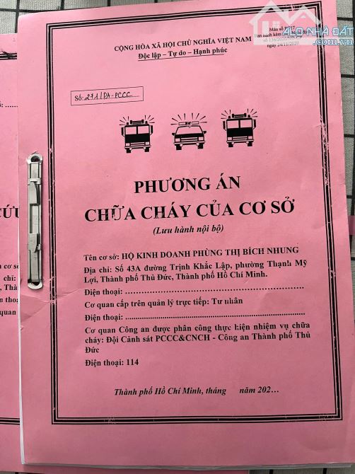 Bán Nhà 43A Trịnh Khắc Lập. Phường Thạnh Mỹ Lợi. Quận 2. ( TP- Thủ Đức ) 45 phòng. HĐ 130t - 6