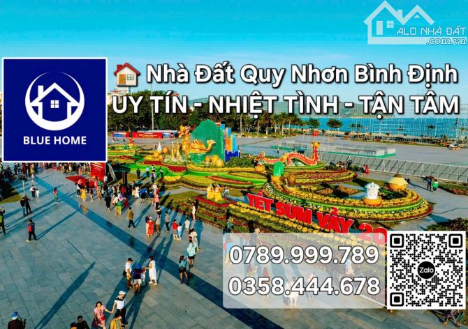 Duy nhất 1 Lô Mặt tiền Châu Văn Liêm gần Bệnh Viện TW Da Liễu, Bến Xe Quy Nhơn 75m2 n5m 4