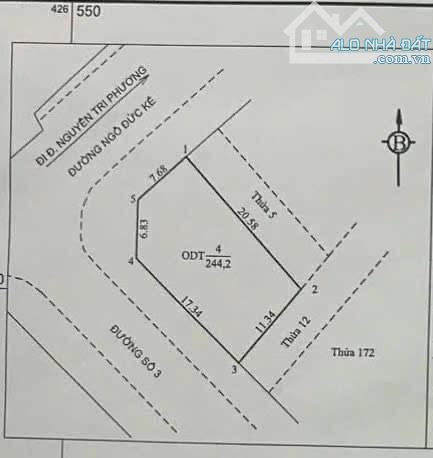 Bán nhà mặt tiền căn góc siêu đẹp Tại Phường 7 TP.VT 245m(12x20) giá 29,5 tỷ - 1