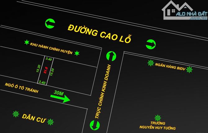 🔥💥 BÁN ĐẤT ĐẸP SÁT ĐƯỜNG CAO LỖ, ĐÔNG ANH, GIÁ 5,8 TỶ, DIỆN TÍCH 51M2 - 1