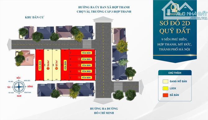 8,8 triệu/ m2 bán gấp lô đất ngay chợ Vài, Hợp Thanh, Mỹ Đức, Hà Nội - 3