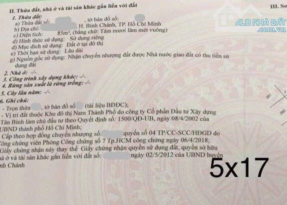 Bán nhà MT Đường Đinh Đức Thiện đoạn gấn QL 1A Bình Chánh, - 3