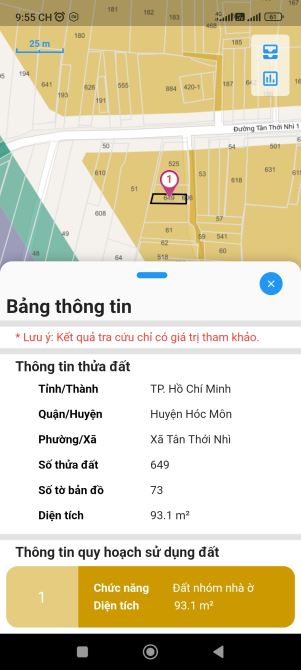 Bán 2 lô dt 5*20m Ql22 gần ngã 3 Lam Sơn. Xã TTN hocmon - 1