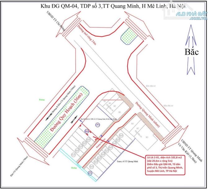 ✨️Bán đất đấu giá Tổ 3 -QUANG MINH-MÊ LINH-HN