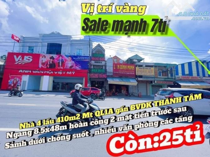 Bán nhà 2 mặt tiền 410m2 Ql1A ngay BV ĐK THÁNH TÂM P.Tân Biên Tp.Biên Hoà - 1