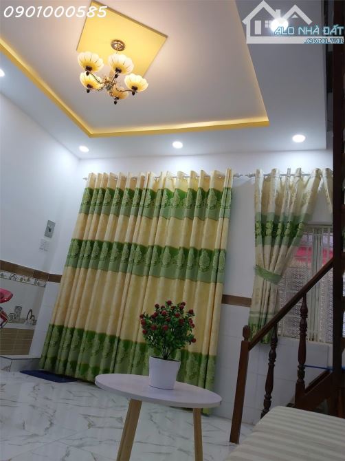 NHÀ MỚI ĐẸP, GẦN ĐƯỜNG XE HƠI.  2 tầng, 28m2, 2PN, Thạnh Lộc 27, Q.12 - 2 tỷ 450 triệu. - 1