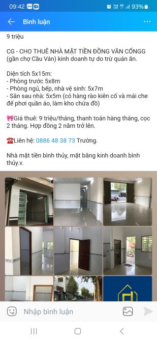 Nhà mặt tiền Đồng Văn Cống kinh doanh tự do - 1