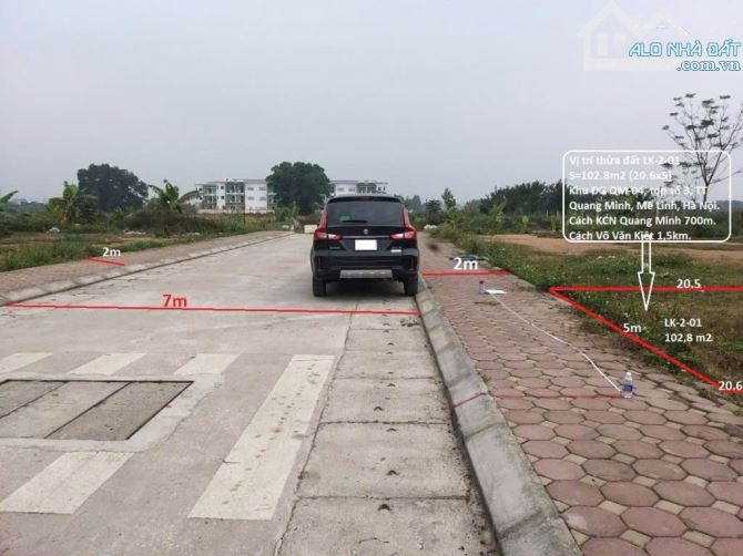 ✨️Bán đất đấu giá Tổ 3 -QUANG MINH-MÊ LINH-HN - 1