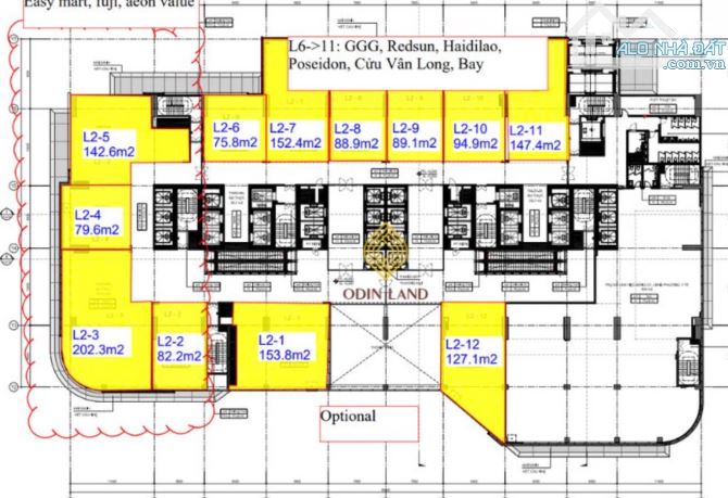 Chào thuê tầng thương mại tại Rox plaza, không gian thương mại không thể bỏ lỡ.