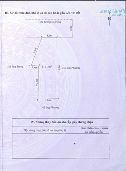 Bán lô đất mặt đường Đà Nẵng Ngô Quyền Hải Phòng