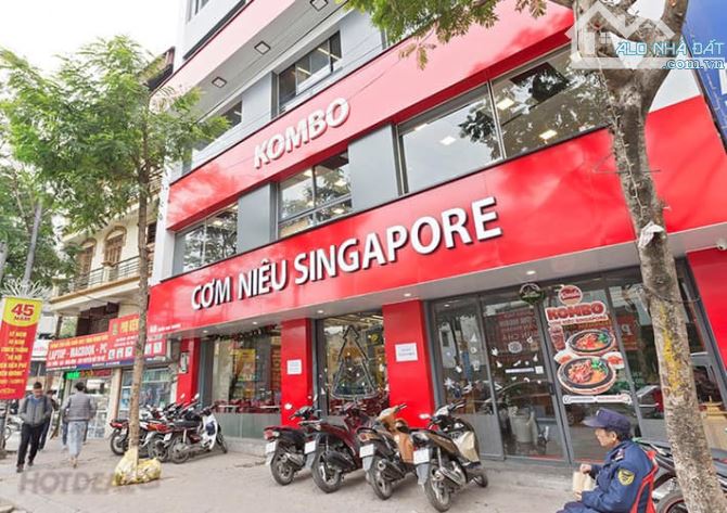 Lô góc 2 mặt tiền mặt phố Trần Huy Liệu- dt sử dụng 200m2- kd nhà hàng, cafe