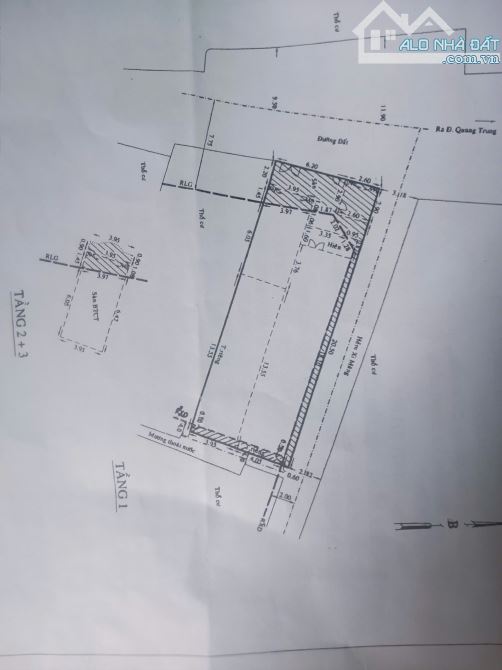 CĂN GÓC MT PHẠM VĂN BẠCH-P12 , DT : 8.8m x 24m , 2 LẦU , GIÁ : 26.5TY