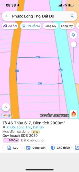 2000m2 có 500m thổ cư phước long thọ giá 6 tỷ 800 - 2