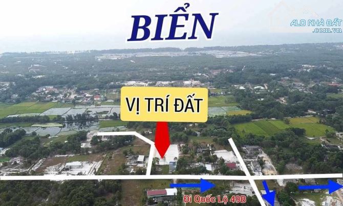 Đất Biển Vinh An TP Huế giá rẻ đầu tư chỉ 265tr/140m² - 2