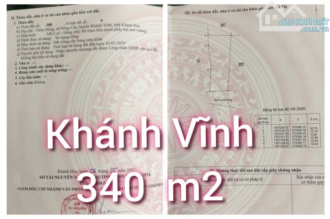 Bán gấp đất gần Khu công nghiệp Sông Cầu, Khánh Vĩnh. Gần Hương Lộ 62, Cách đường Cao Bá Q - 3