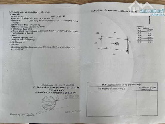 5.3 SÀO ĐẤT ĐỎ TRỒNG SẦU RIÊNG, TT. EA PỐK, H. CƯ M’GAR, CÁCH TP. BMT CHỈ 14KM - 3