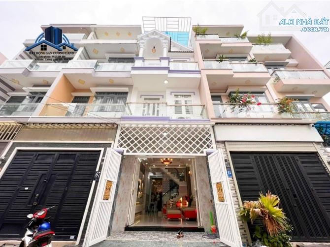 Nhà 4 tầng full nội thất Đào Tông Nguyên Nhà Bè xe hơi đậu trước cửa- Giá 5.6 tỷ