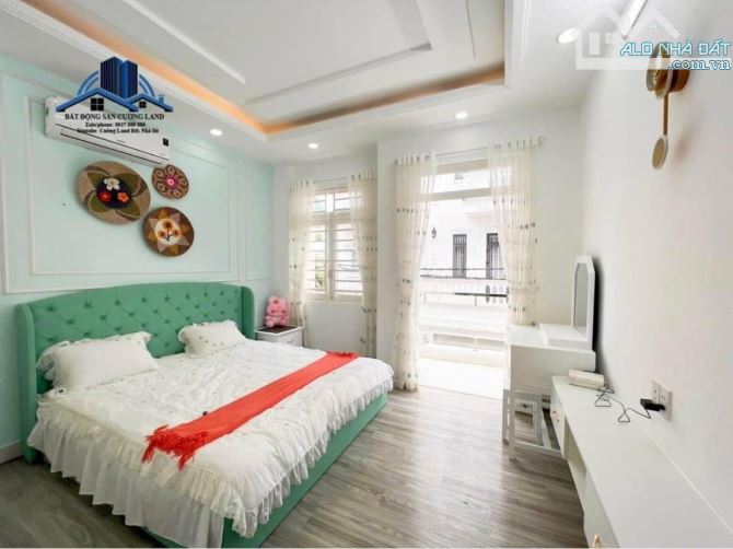 Nhà 4 tầng full nội thất Đào Tông Nguyên Nhà Bè xe hơi đậu trước cửa- Giá 5.6 tỷ - 7