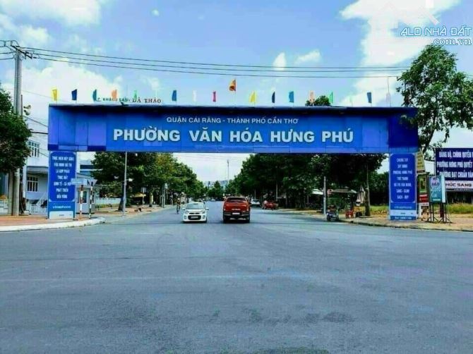 NỀN ĐẸP ĐỐI DIỆN CÔNG VIÊN KHU TĐC HƯNG PHÚ 1 ĐẦY ĐỦ TIỆN ÍCH GẦN SIÊU THỊ GO- CÁI RĂNG TP