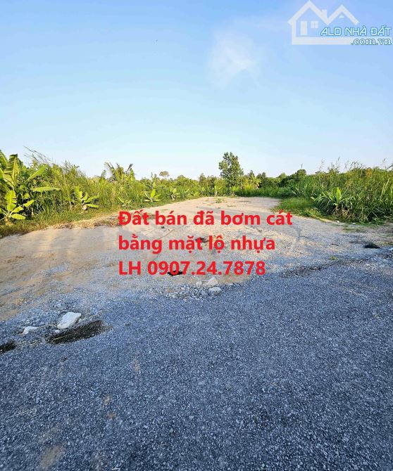 Bán đất thổ cư mặt tiền lộ nhựa giáp Cầu Rạch Nguyệt, Tân Ngãi, Vĩnh Long