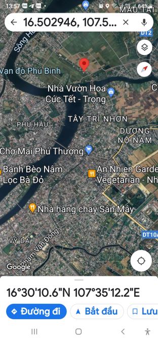 Đất Mặt Tiền đường Vọng Trì, Phú Mậu thành phố Huế - 2