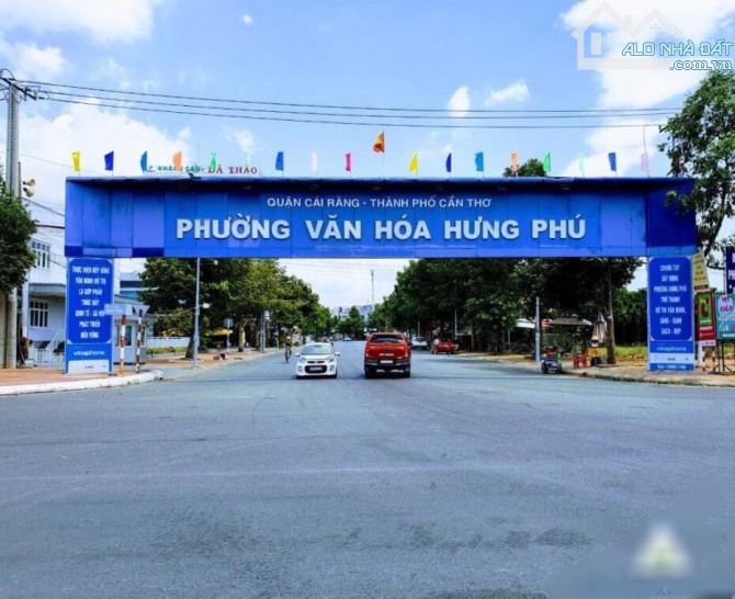 Bán đất nền góc đối diện công viên khu dân cư Hưng Phú 1 - 3