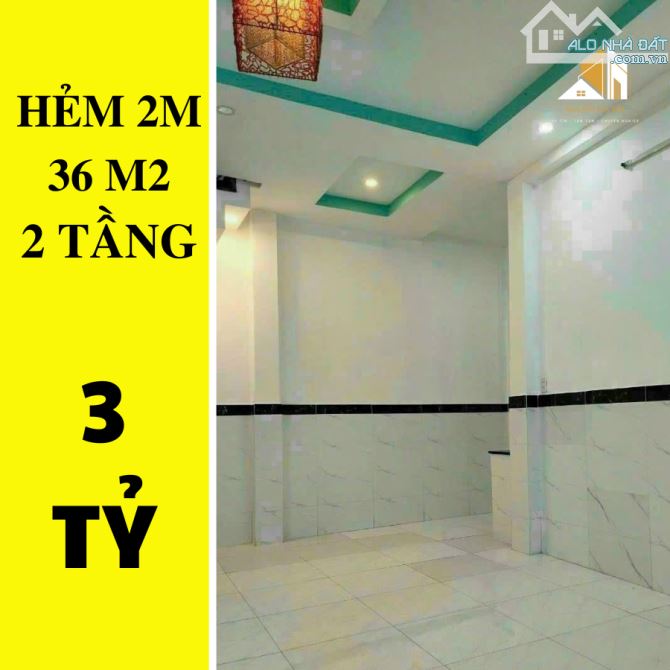 ✔️  Nhà Ngay Hàng Xanh P.25 Bình Thạnh - 36m2 - 2 tầng - 3 tỷ