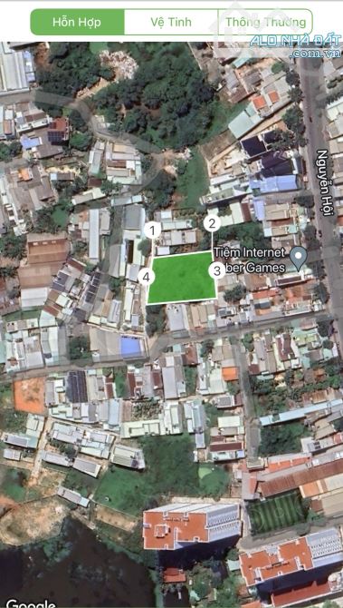 Bán 1600m2 đất hẻm ô tô cách đường chính Nguyễn Hội 100m phường Phú Tài Phan Thiết 19.5 tỷ - 1