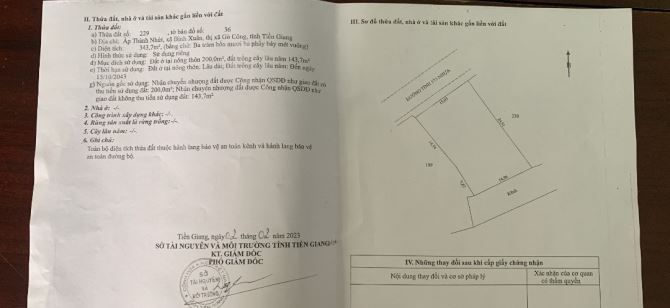 Nhà Mặt Tiền rộng 15m ngang. Đường DT 873, Bình Xuân, TX Gò Công, Tiền Giang. - 3