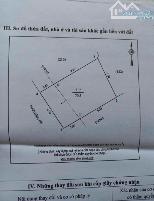 Bán 70m2 đất Lô Góc mặt đường Đặng Tất - P. Lê Mao