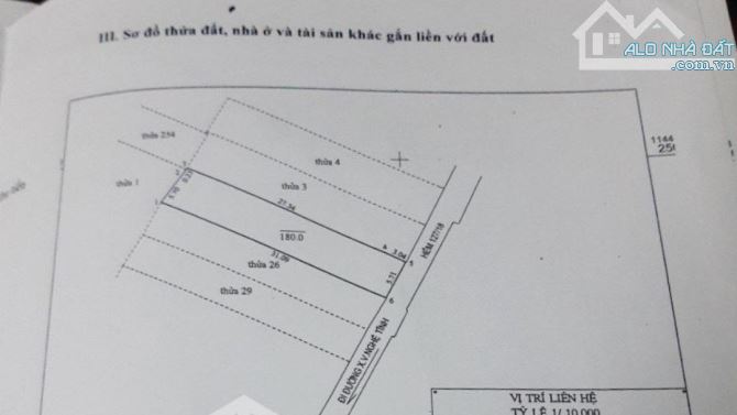 Bán nhà cấp 4 hẻm ô tô Xô Viết Nghệ Tĩnh, S=180m2 tc150m2 Ngang 5.7m, Giá 7 tỉ