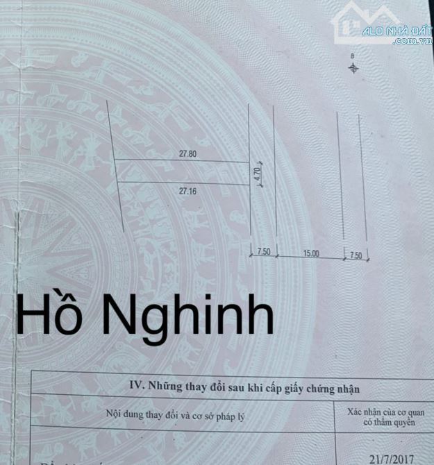 🔥 Bán đất mặt tiền đường Hồ Nghinh - diện tích 130m2 hướng đông - Đường 15m lề 7m5