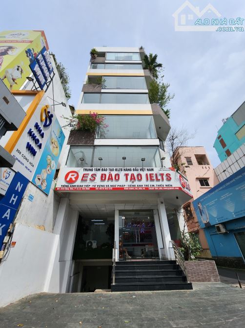 Rẻ 80 tỷ! Bán Building Mt Cộng Hoà, Q. TB - 8.45*24.1m - CN 203.15m2 - Hầm 8 Tầng HĐT