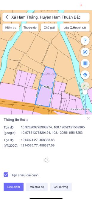 Cần bán lô đất 2760m2 mặt tiền đường nhựa Hàm Thắng , Huyện Hàm Thuận Bắc ,Tỉnh Bình Thuận